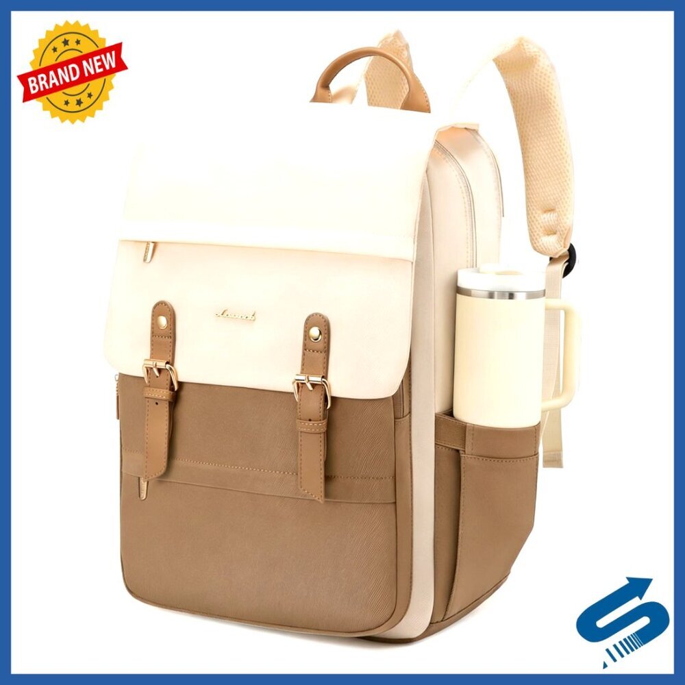 Vintage Travel Laptop Backpack Large Capacity Airline Approved Work College